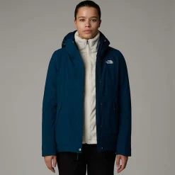 Flash Sale The North Face Isoleret Inlux Jakke Til Damer Midnight Petrol