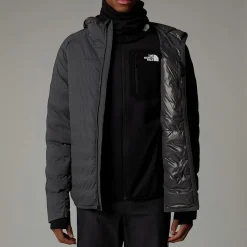 Outlet The North Face Isoleret Macugnaga 50/50 Jakke Til Herrer Anthracite Grey-TNF Black