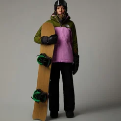 Hot The North Face Isoleret Namak Jakke Til Damer Forest Olive-Dragonfruit
