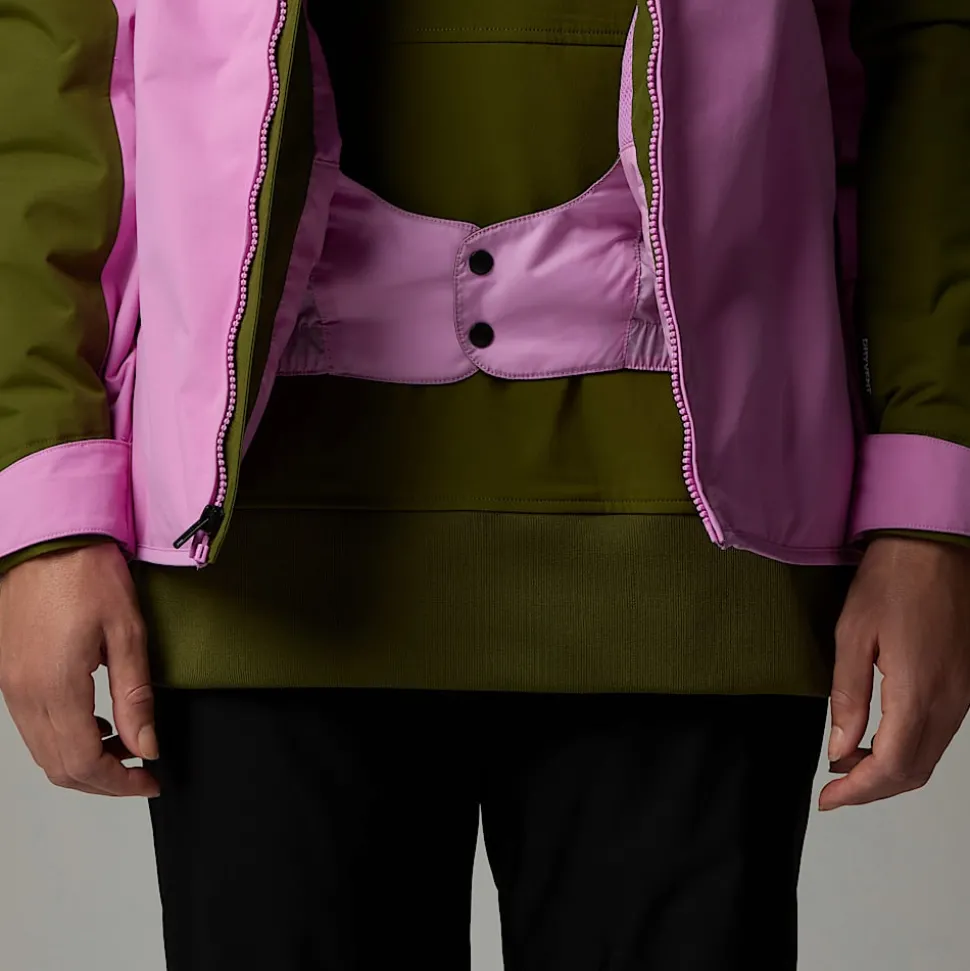 Hot The North Face Isoleret Namak Jakke Til Damer Forest Olive-Dragonfruit