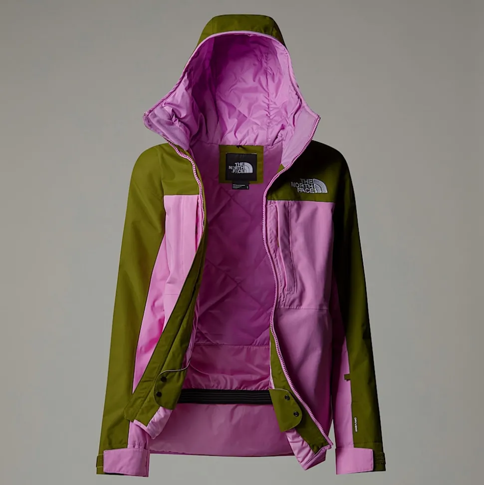 Hot The North Face Isoleret Namak Jakke Til Damer Forest Olive-Dragonfruit