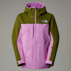Hot The North Face Isoleret Namak Jakke Til Damer Forest Olive-Dragonfruit