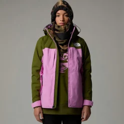 Hot The North Face Isoleret Namak Jakke Til Damer Forest Olive-Dragonfruit