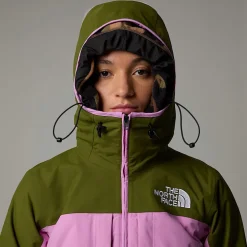 Hot The North Face Isoleret Namak Jakke Til Damer Forest Olive-Dragonfruit