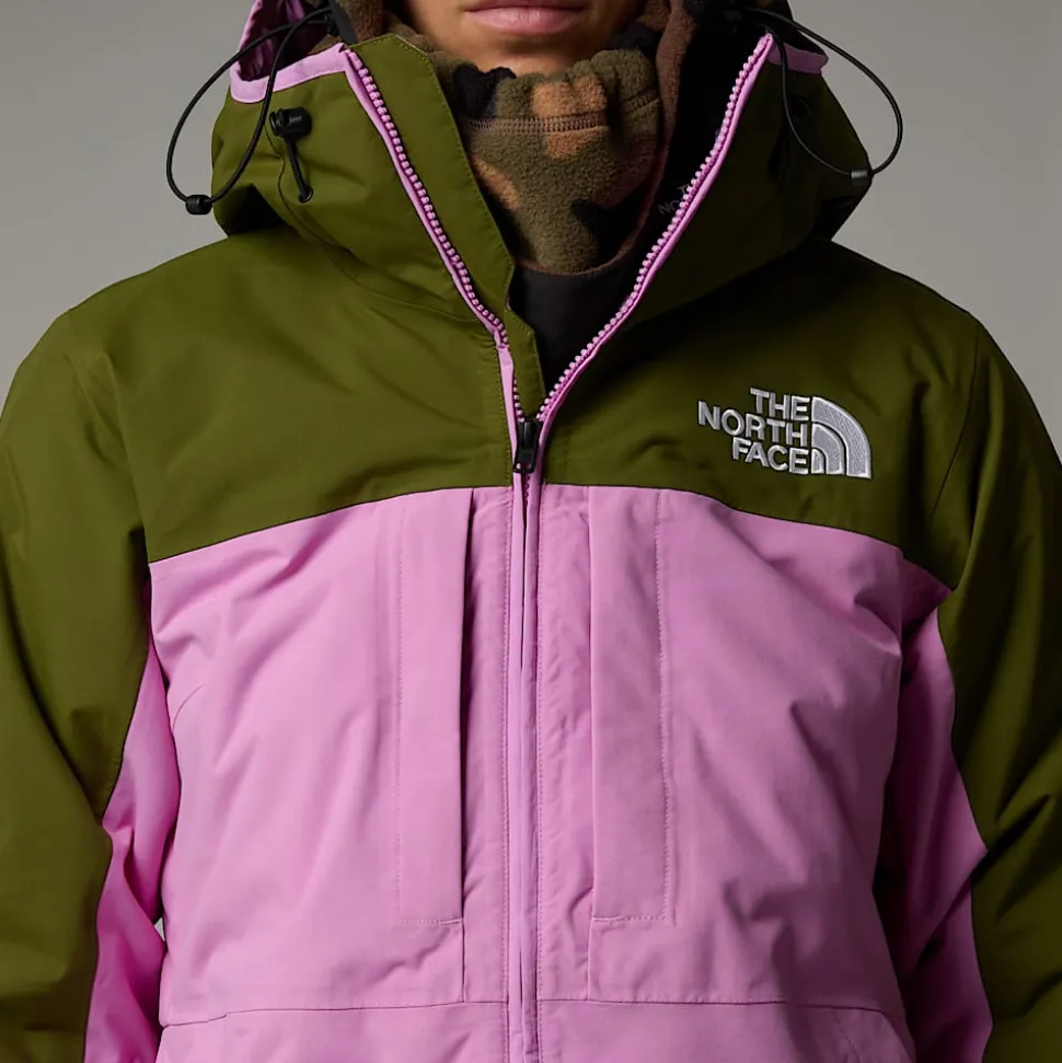 Hot The North Face Isoleret Namak Jakke Til Damer Forest Olive-Dragonfruit