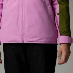 Hot The North Face Isoleret Namak Jakke Til Damer Forest Olive-Dragonfruit