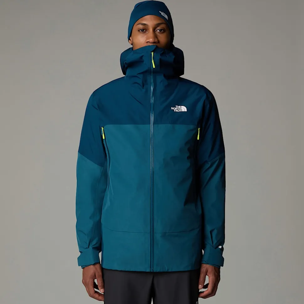 Best The North Face Jazzi 3L GORE-TEX® Jakke Til Herrer Midnight Petrol-Mallard Blue