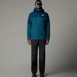 Best The North Face Jazzi 3L GORE-TEX® Jakke Til Herrer Midnight Petrol-Mallard Blue