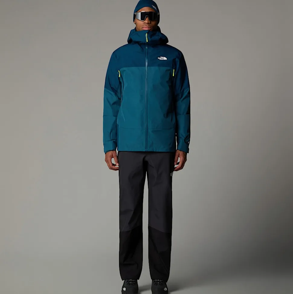 Best The North Face Jazzi 3L GORE-TEX® Jakke Til Herrer Midnight Petrol-Mallard Blue