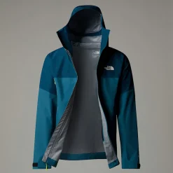 Best The North Face Jazzi 3L GORE-TEX® Jakke Til Herrer Midnight Petrol-Mallard Blue