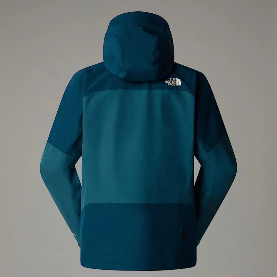 Best The North Face Jazzi 3L GORE-TEX® Jakke Til Herrer Midnight Petrol-Mallard Blue