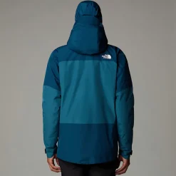 Best The North Face Jazzi 3L GORE-TEX® Jakke Til Herrer Midnight Petrol-Mallard Blue