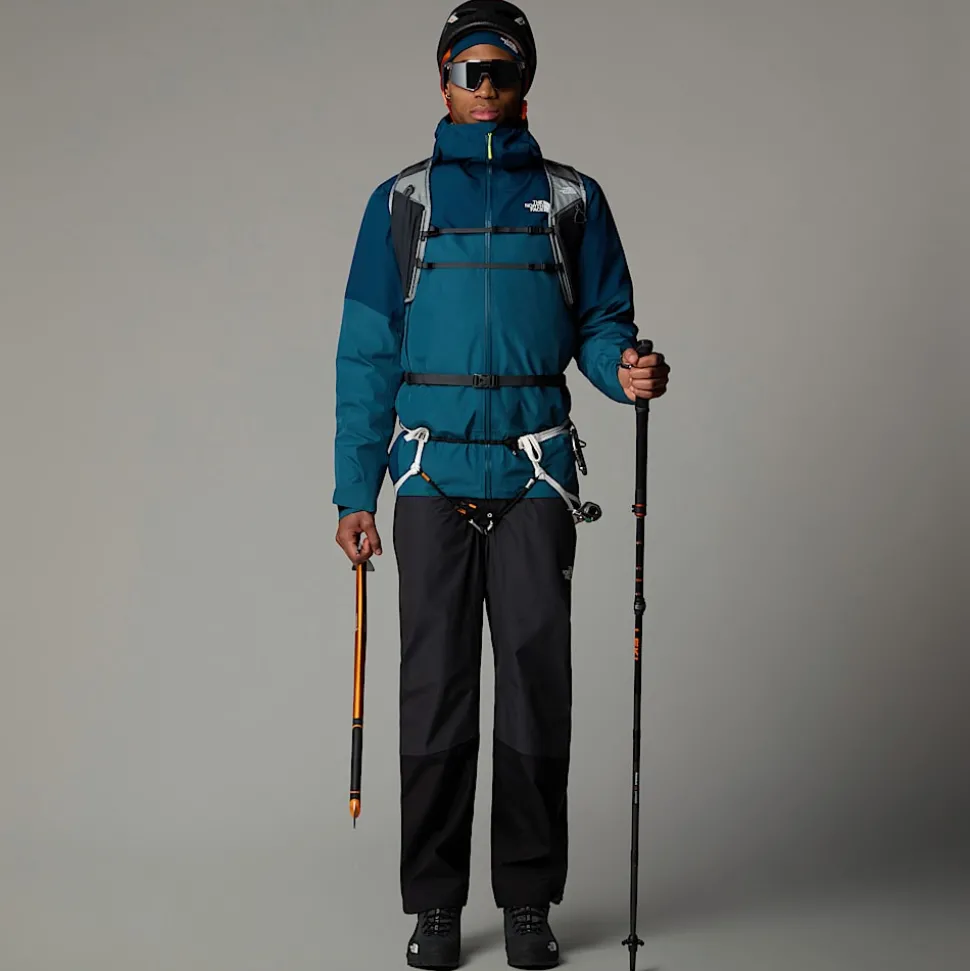 Best The North Face Jazzi 3L GORE-TEX® Jakke Til Herrer Midnight Petrol-Mallard Blue