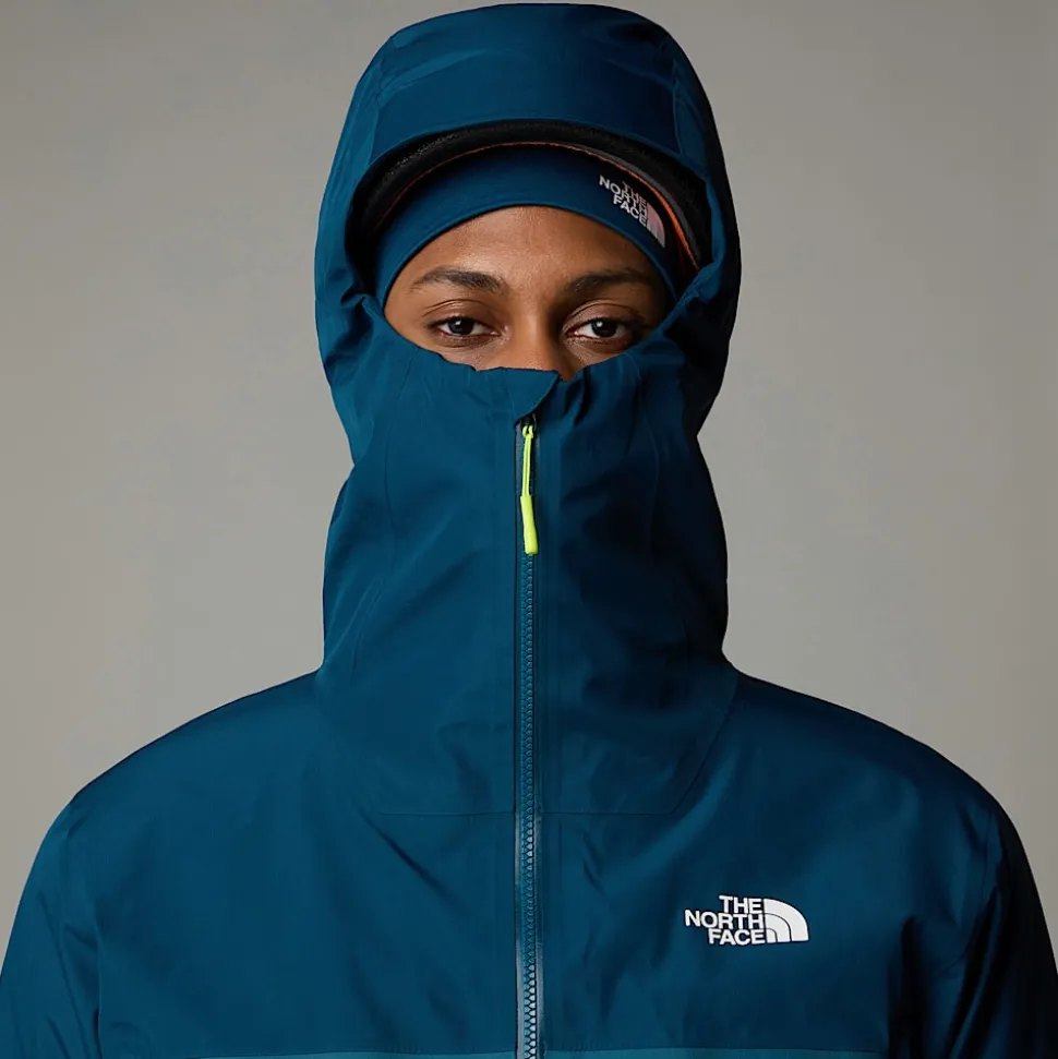 Best The North Face Jazzi 3L GORE-TEX® Jakke Til Herrer Midnight Petrol-Mallard Blue