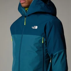 Best The North Face Jazzi 3L GORE-TEX® Jakke Til Herrer Midnight Petrol-Mallard Blue