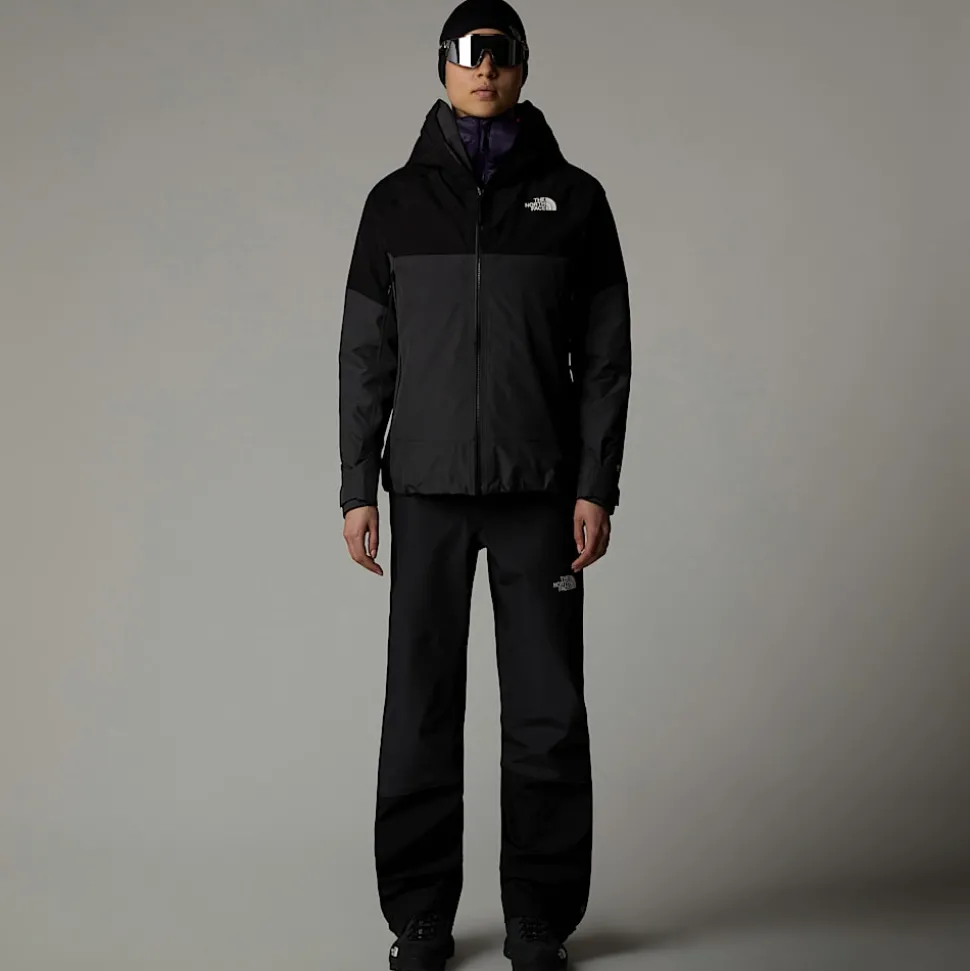 Sale The North Face Jazzi 3L GORE-TEX® Jakke Til Damer Anthracite Grey-TNF Black