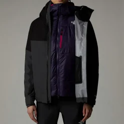 Sale The North Face Jazzi 3L GORE-TEX® Jakke Til Damer Anthracite Grey-TNF Black