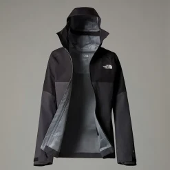 Sale The North Face Jazzi 3L GORE-TEX® Jakke Til Damer Anthracite Grey-TNF Black