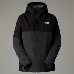 Sale The North Face Jazzi 3L GORE-TEX® Jakke Til Damer Anthracite Grey-TNF Black