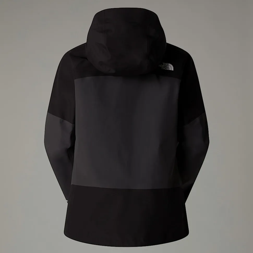 Sale The North Face Jazzi 3L GORE-TEX® Jakke Til Damer Anthracite Grey-TNF Black