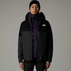 Sale The North Face Jazzi 3L GORE-TEX® Jakke Til Damer Anthracite Grey-TNF Black