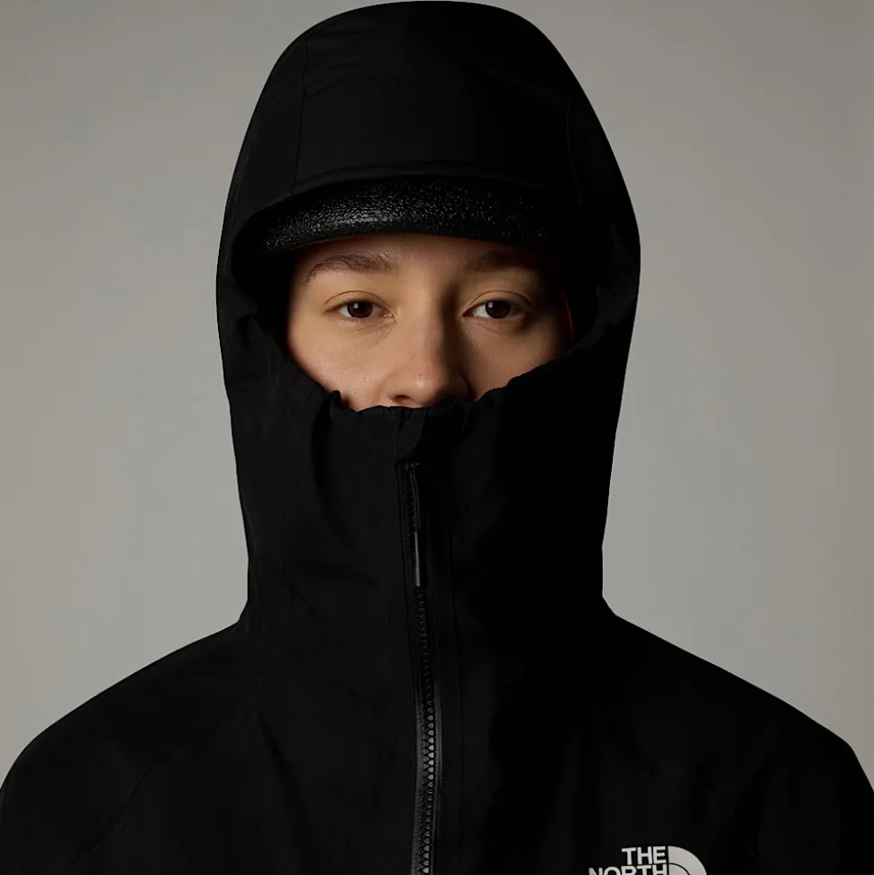 Sale The North Face Jazzi 3L GORE-TEX® Jakke Til Damer Anthracite Grey-TNF Black