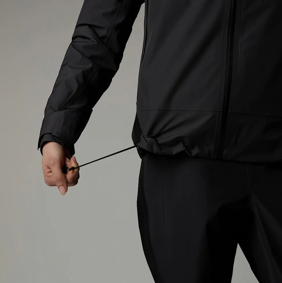 Sale The North Face Jazzi 3L GORE-TEX® Jakke Til Damer Anthracite Grey-TNF Black