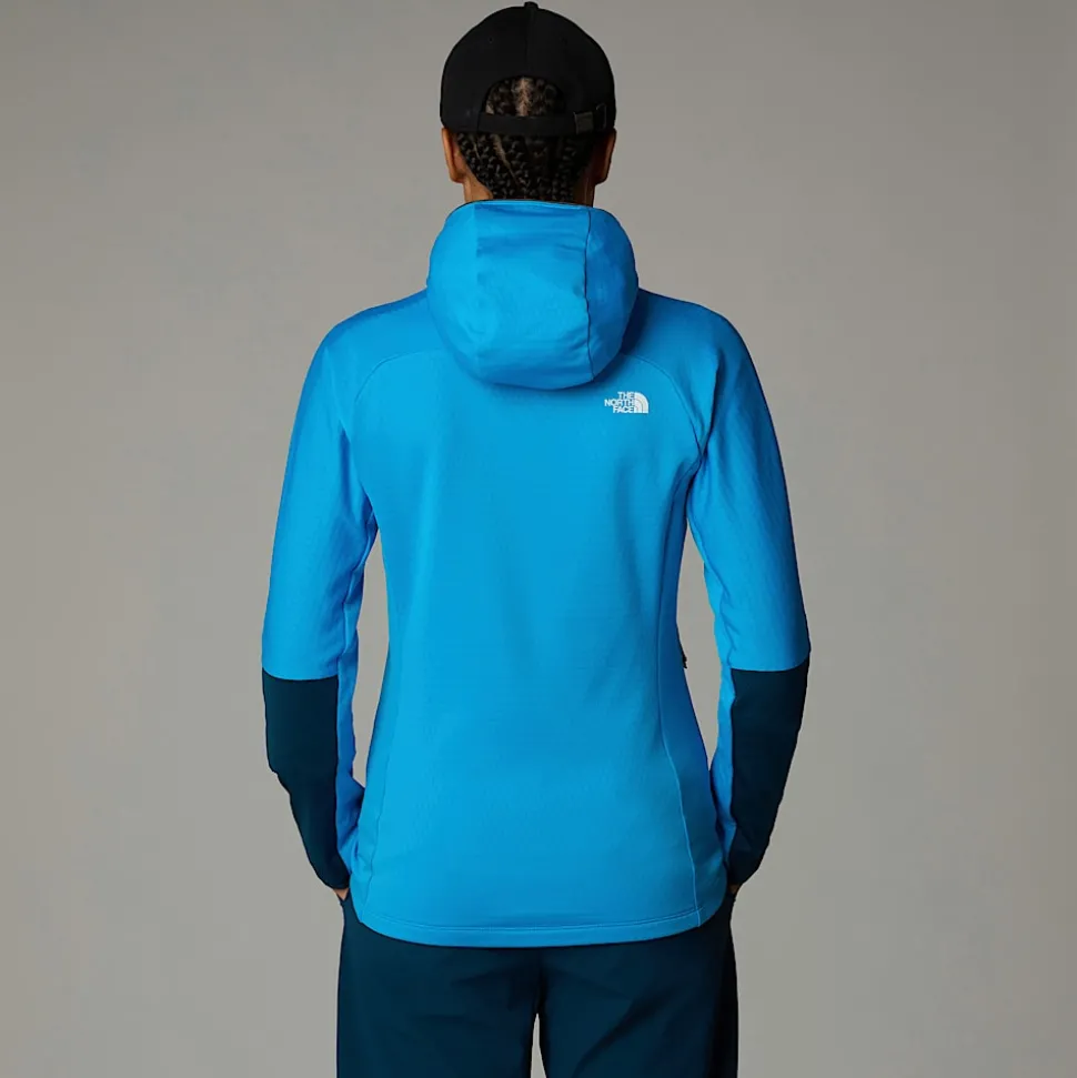 Discount The North Face Kikash Jakke Med Hætte Til Damer Belay Blue