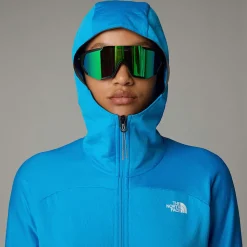 Discount The North Face Kikash Jakke Med Hætte Til Damer Belay Blue