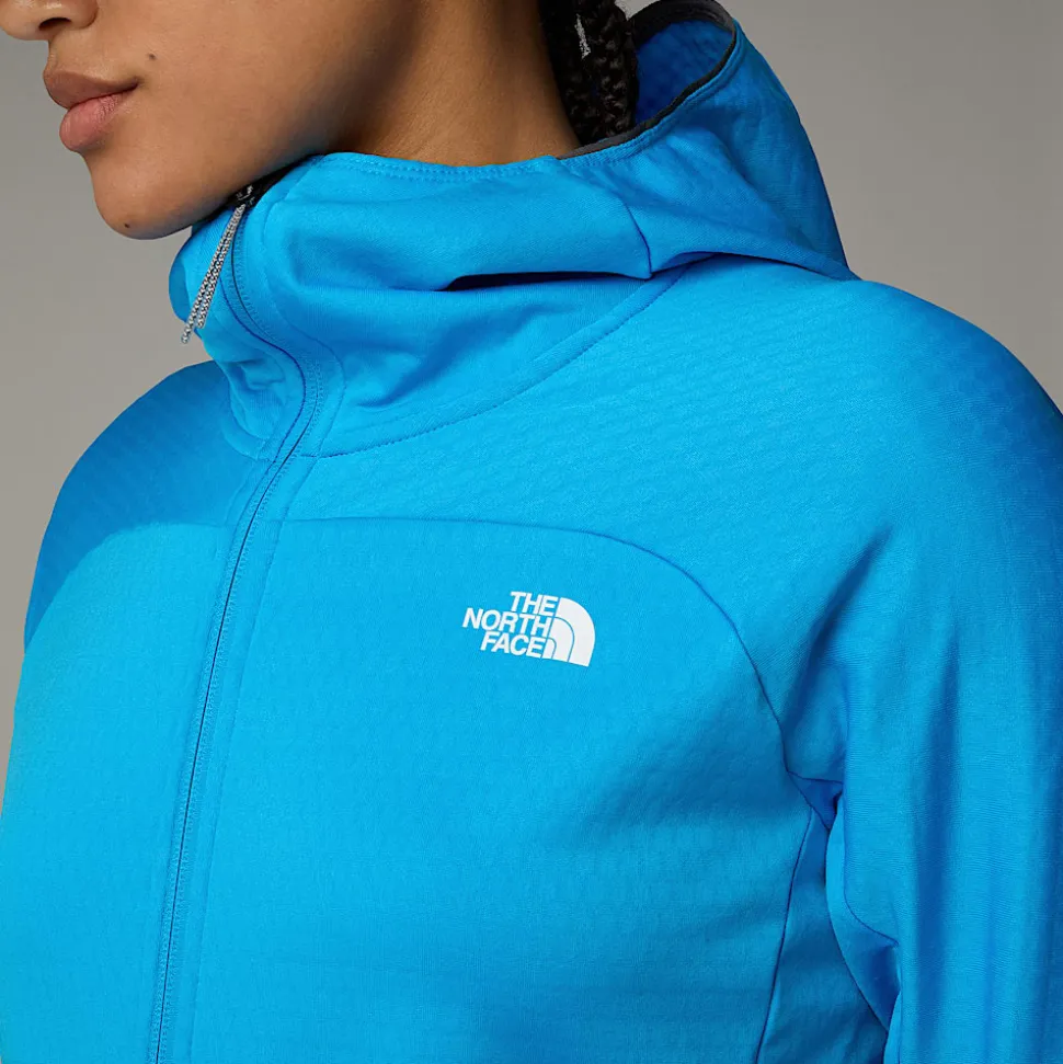 Discount The North Face Kikash Jakke Med Hætte Til Damer Belay Blue
