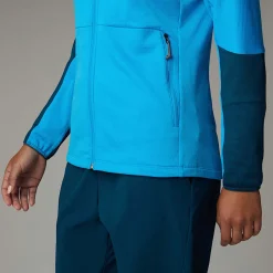 Discount The North Face Kikash Jakke Med Hætte Til Damer Belay Blue