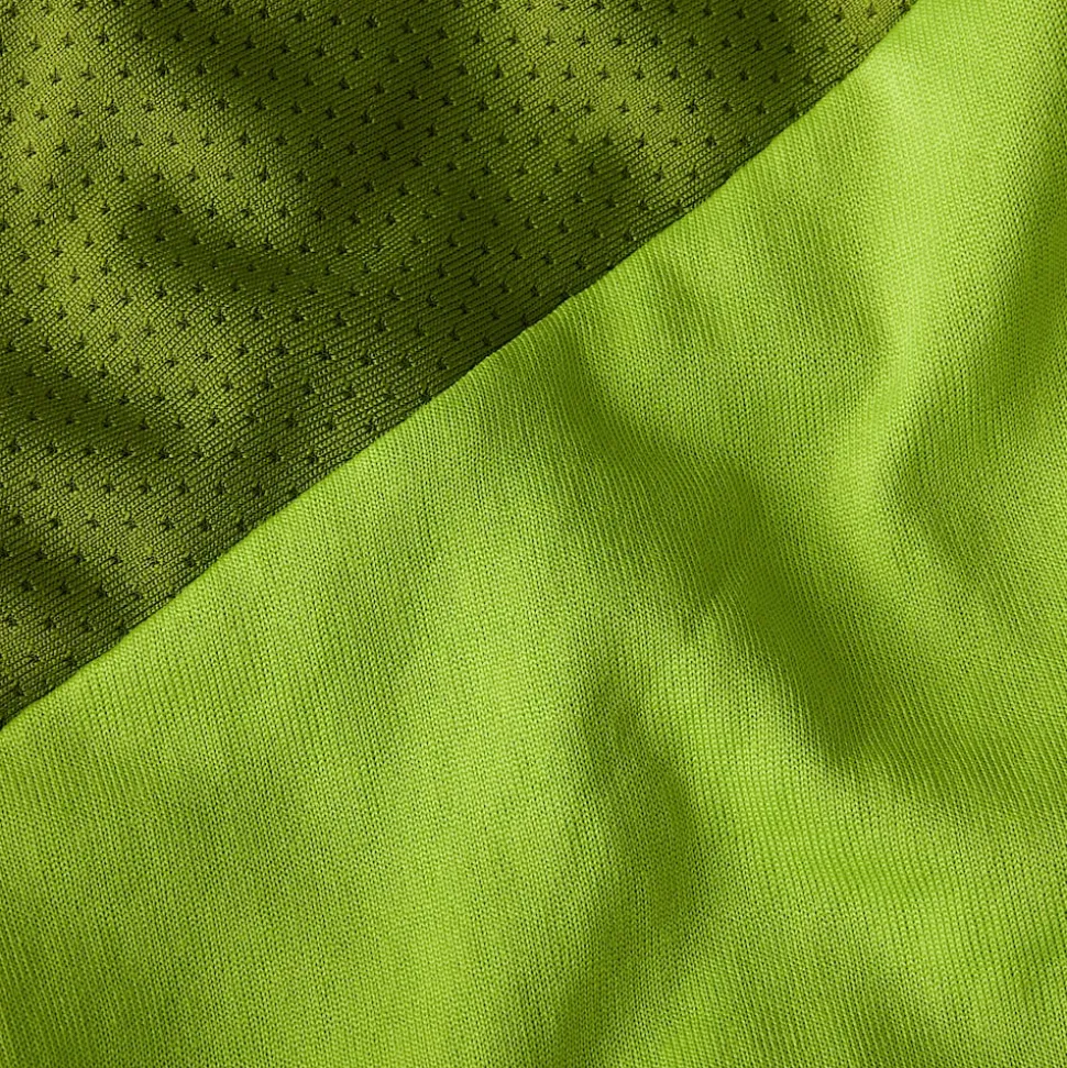 Cheap The North Face Kikash Sweatshirt Med Kvart Lynlås Til Herrer Meadow Grass