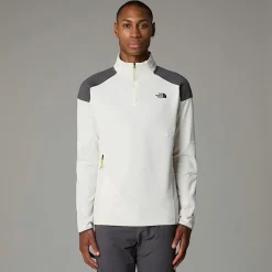 Online The North Face Kikash Sweatshirt Med Kvart Lynlås Til Herrer White Dune