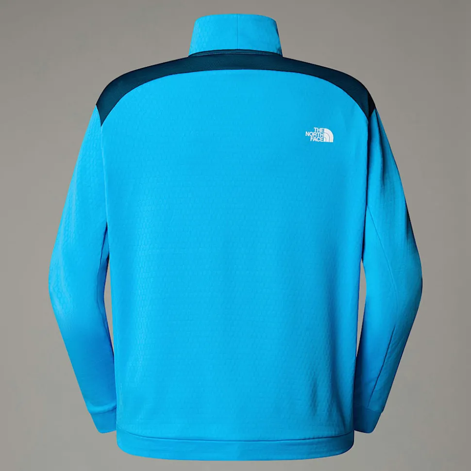 Sale The North Face Kikash Sweatshirt Med Kvart Lynlås Til Damer Belay Blue