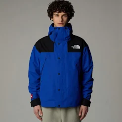 Hot The North Face Kort Mountain Mono Jakke Til Herrer TNF Blue-TNF Black