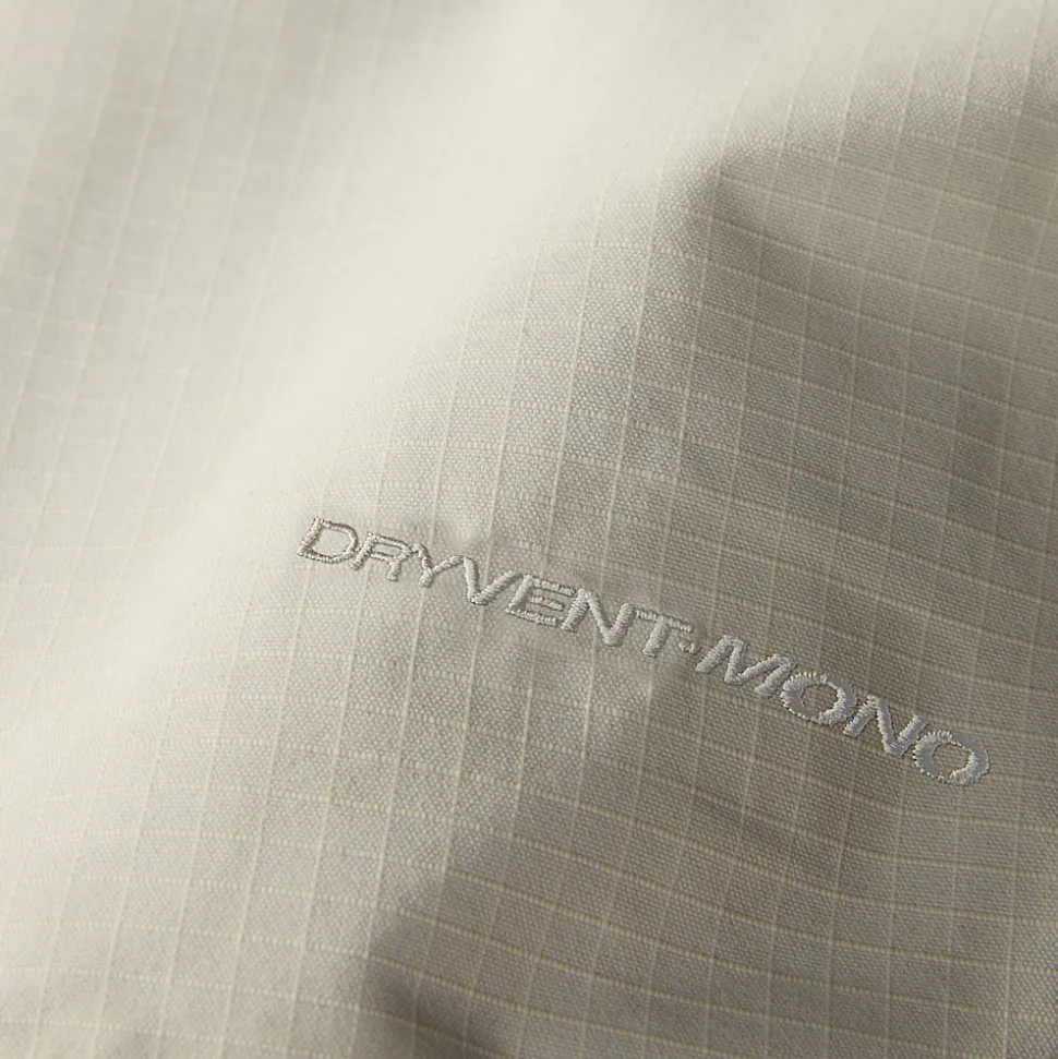 Sale The North Face Kort Mountain Mono Jakke Til Damer White Dune-TNF Black