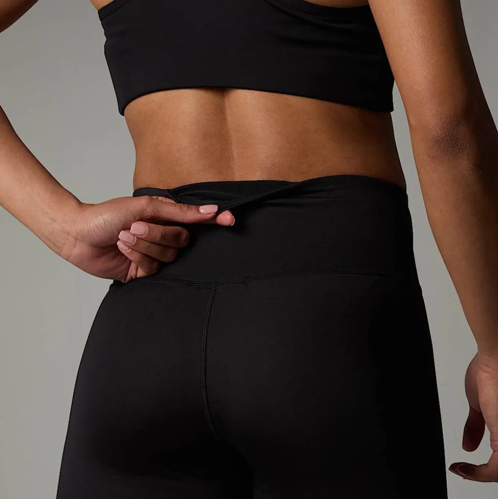 New The North Face Korte Flex Leggings Til Damer TNF Black