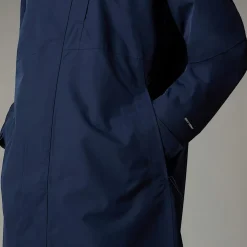 Clearance The North Face Lang Nukabira Skaljakke Til Herrer Summit Navy