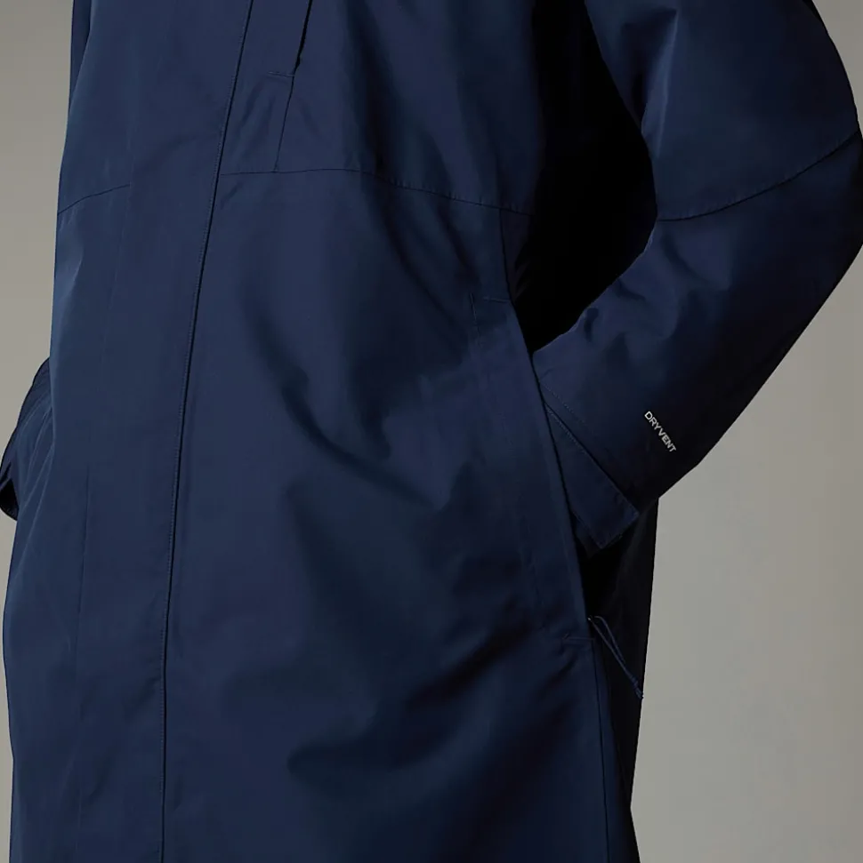 Clearance The North Face Lang Nukabira Skaljakke Til Herrer Summit Navy