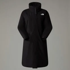 Online The North Face Lang Polstret Parka Til Damer TNF Black