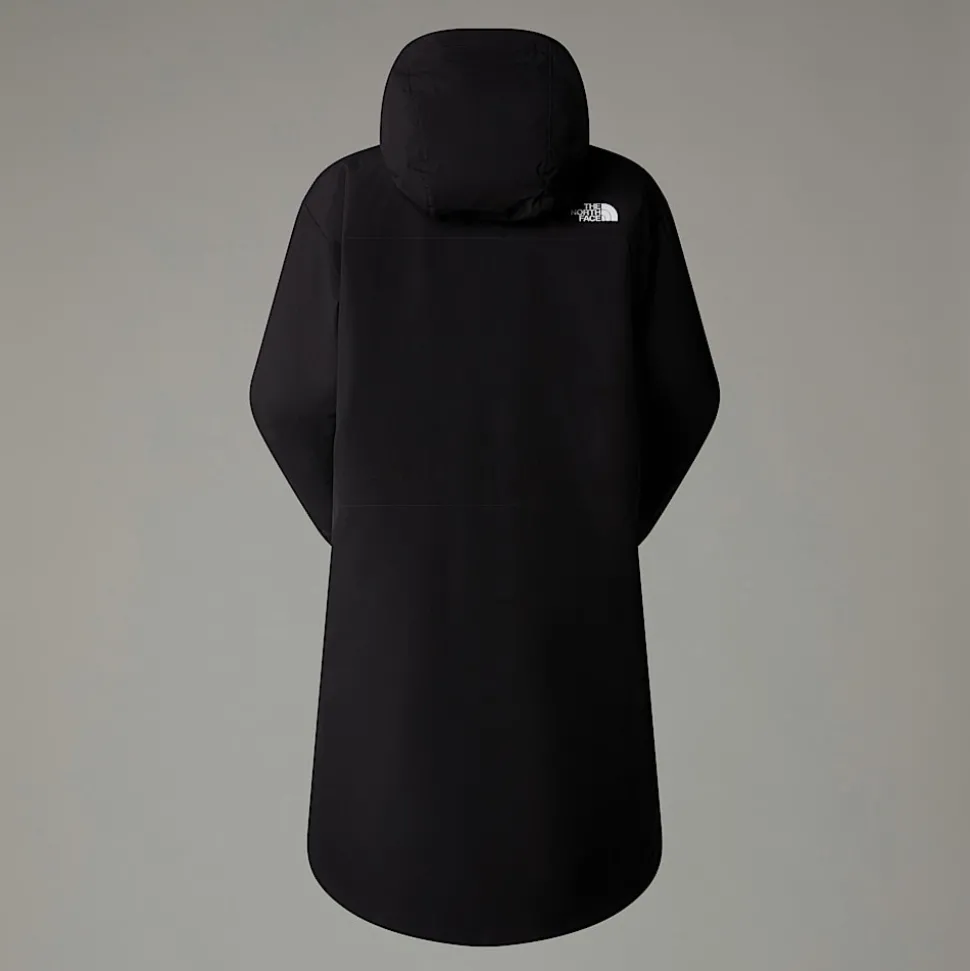 Online The North Face Lang Polstret Parka Til Damer TNF Black