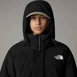 Online The North Face Lang Polstret Parka Til Damer TNF Black