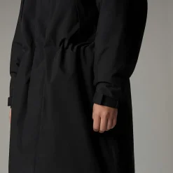 Online The North Face Lang Polstret Parka Til Damer TNF Black