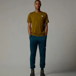 Fashion The North Face Langærmet 24/7 T-shirt Med Kvart Lynlås Til Herrer Moss Green