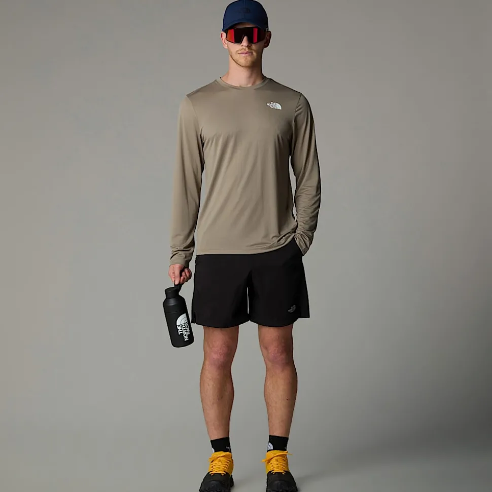 Discount The North Face Langærmet 24/7 T-shirt Til Herrer Cavern Grey