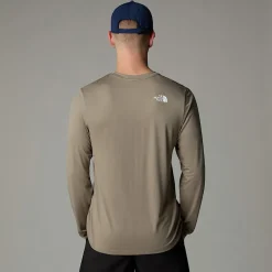 Discount The North Face Langærmet 24/7 T-shirt Til Herrer Cavern Grey