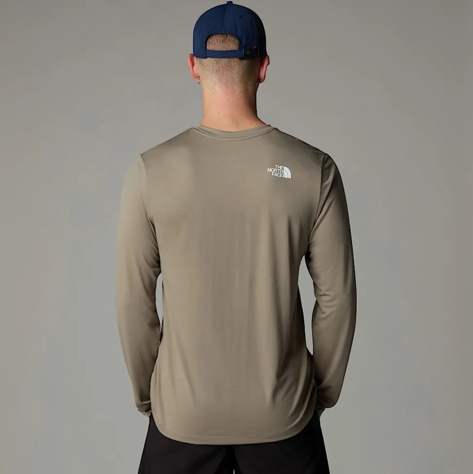 Discount The North Face Langærmet 24/7 T-shirt Til Herrer Cavern Grey