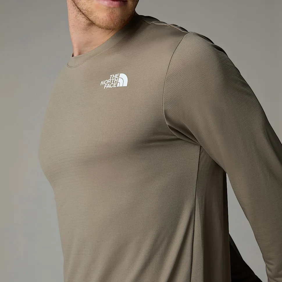 Discount The North Face Langærmet 24/7 T-shirt Til Herrer Cavern Grey
