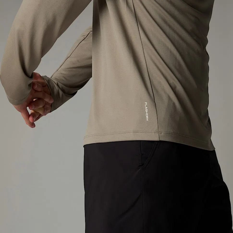 Discount The North Face Langærmet 24/7 T-shirt Til Herrer Cavern Grey