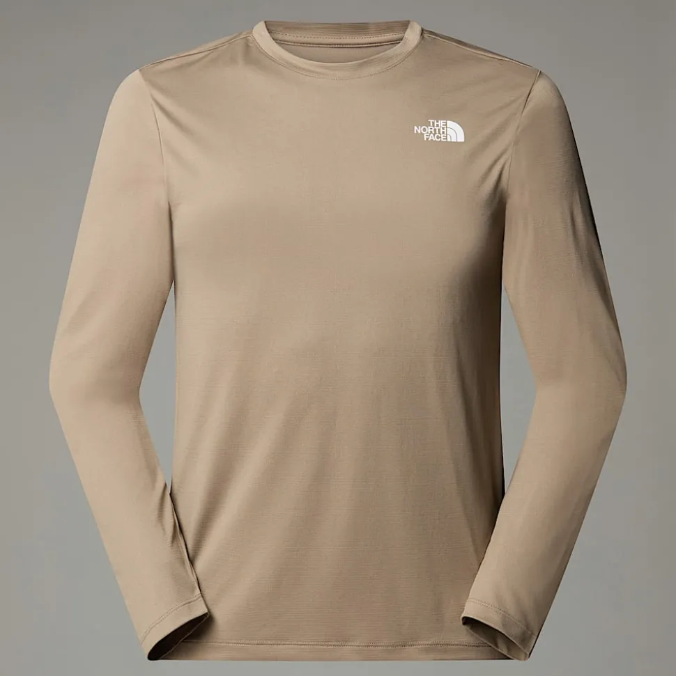 Discount The North Face Langærmet 24/7 T-shirt Til Herrer Cavern Grey